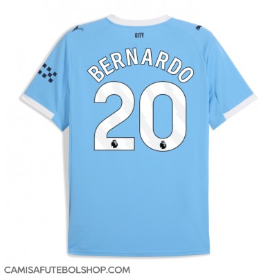 Camisa de time de futebol Manchester City Bernardo Silva #20 Replicas 1º Equipamento 2025-26 Manga Curta Camisa de time de futebol Manchester City Bernardo Silva #20 Replicas 1º Equipamento 2025-26 Manga Curta